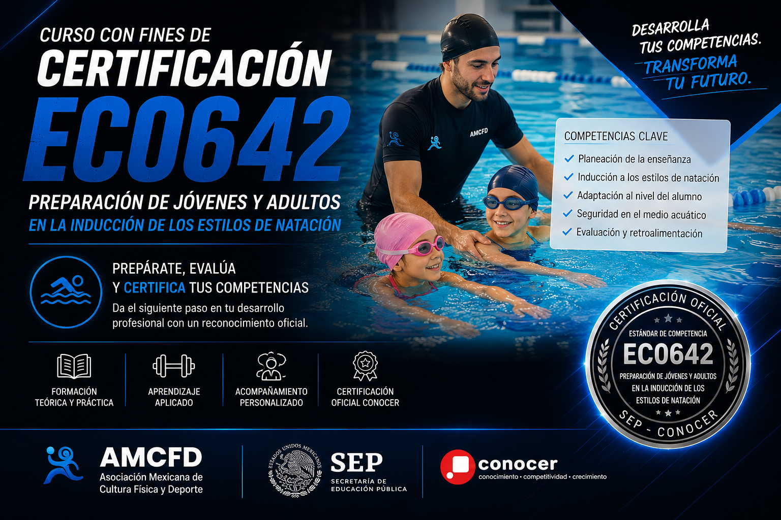 EC0642 Inducción de estilos de natación